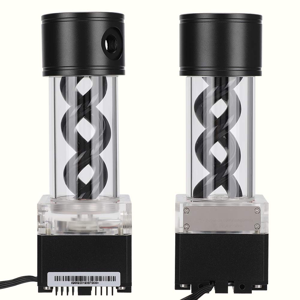 Kafuty Water Cooling Pump, 800L/H 190mm CPU Cooling Heat Exchanger, G1/4 Thread for Computer PC