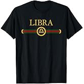 Libra zodiac october sep birthday Graphic art Libra sign T-Shirt