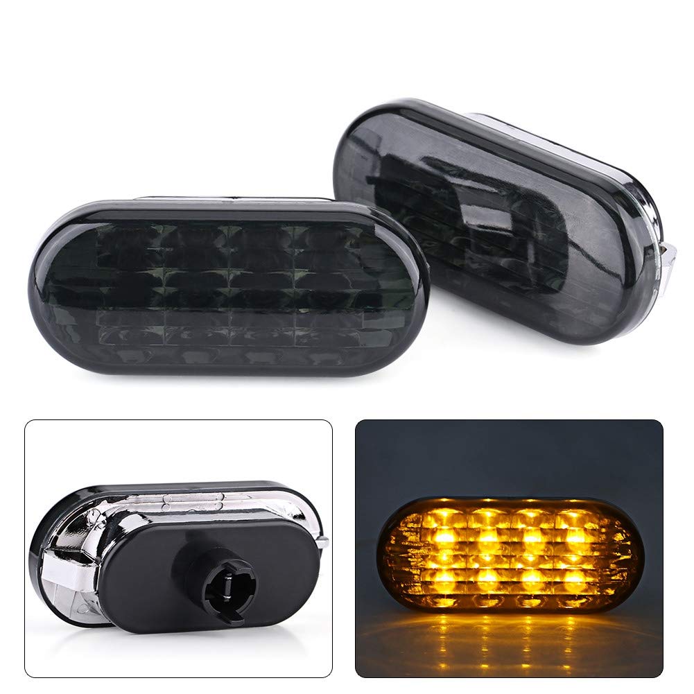 LED Car Side Marker Light 1par for MK4 B5 B5.5 Black Lens