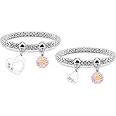 Sister Bracelets for Women 2 Piece Bracelet Set Friendship Gifts for Women Friends Bff Bestie Sister Friendship Gifts 2PCS Big Sis Lil Sis Stretch Jewelry Graduation Christmas Birthday Presents