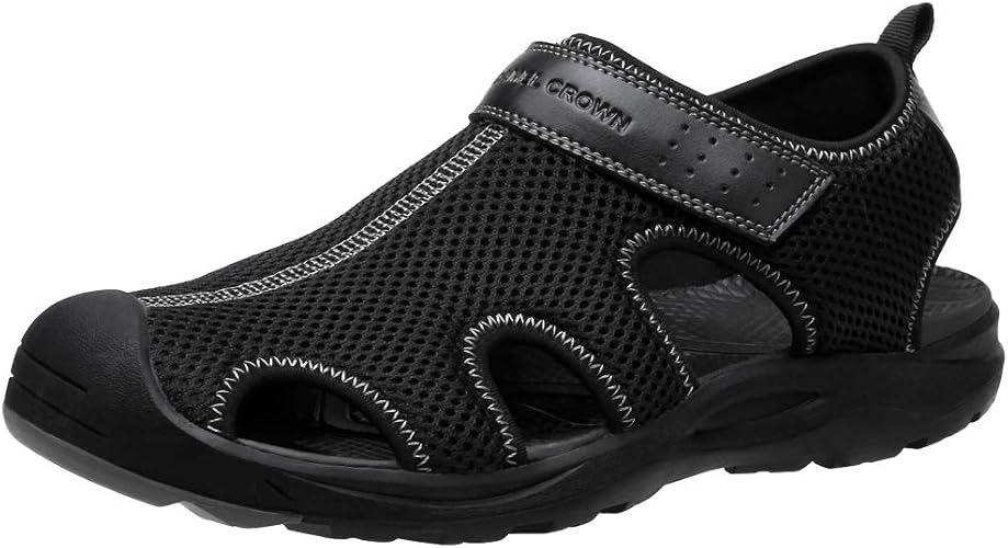 mens closed toe beach sandals