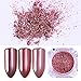BORN PRETTY 0.5g Nail Art Rose Gold Glitter Powder Mirror Pigment Ultra Thin Iridescent Dust for manicuring and Makeup (0.5g)