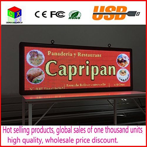 P5 SMD3528 LED display panel indoor advertising RGB 7 color advertisement size:103cmX39cm(40''x15'') led sign