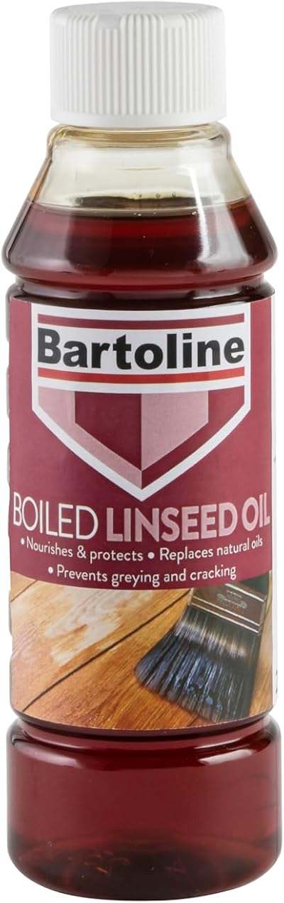 Bartoline Boiled Linseed Oil 250ml – Fast-Drying Wood Protector for Softwood
