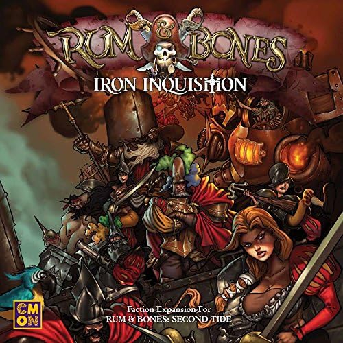 CMON Rum & Bones Second Tide Iron Inquisition Strategy Board Game