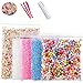 Foam Beads for DIY Slime - Craft Styrofoam Balls 0.1-0.35 inch(47000pcs) for Kids Homemade Slime, Home Decorative, Wedding and Party Decorations (5 Pack) primary