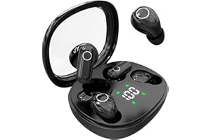 2026 Ultra Mini 2-Pack Bluetooth Earbuds, 2 Pairs Semi-in-Ear Mini Sleep Earphones, for Side Sports Work, Ear Buds Led Power 