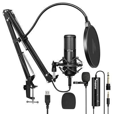 MAONO AU-PM420 USB Microphone Kit with Lavalier Bangladesh Ubuy
