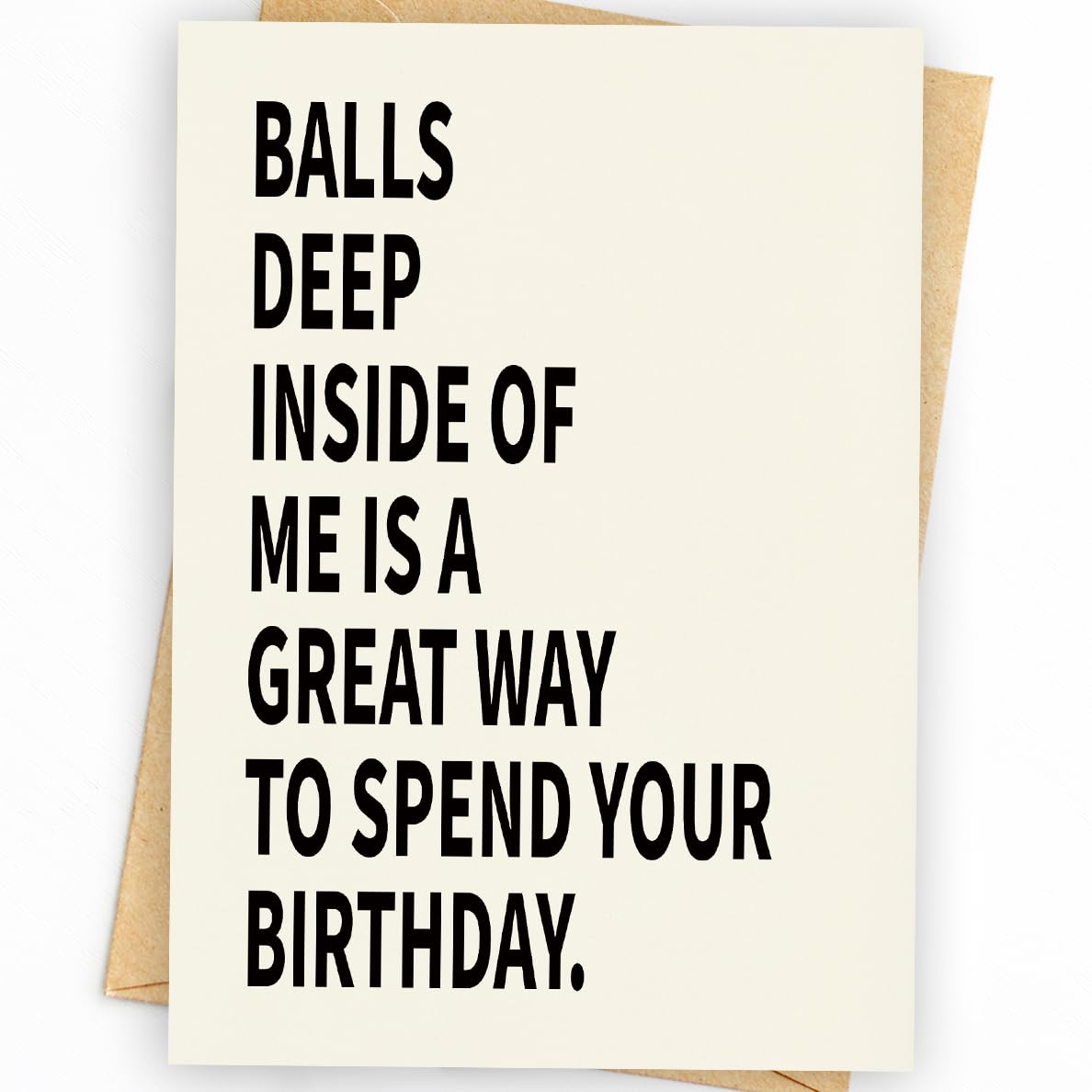 WowBefun Naughty Birthday Card for Men, Husband, Boyfriend, and Him | Happy Birthday Gifts & Decorations for Men