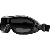 Bobster Night Hawk, Gloss Black Frame, Smoked Photochromic Lens