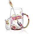Luka Tech Friendship Gifts For Women,Friend Gifts For Women, Lovely Flower Tea Cup Coffee Mug Birthday Gifts For BFF, Female, Corworker, Bestie