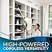 BISSELL Multi Reach Plus Cordless Stick Vacuum 22v Lithium Ion Battery with Removable Auto Hand Vacuum and Upholstery Tool, 21513, Black