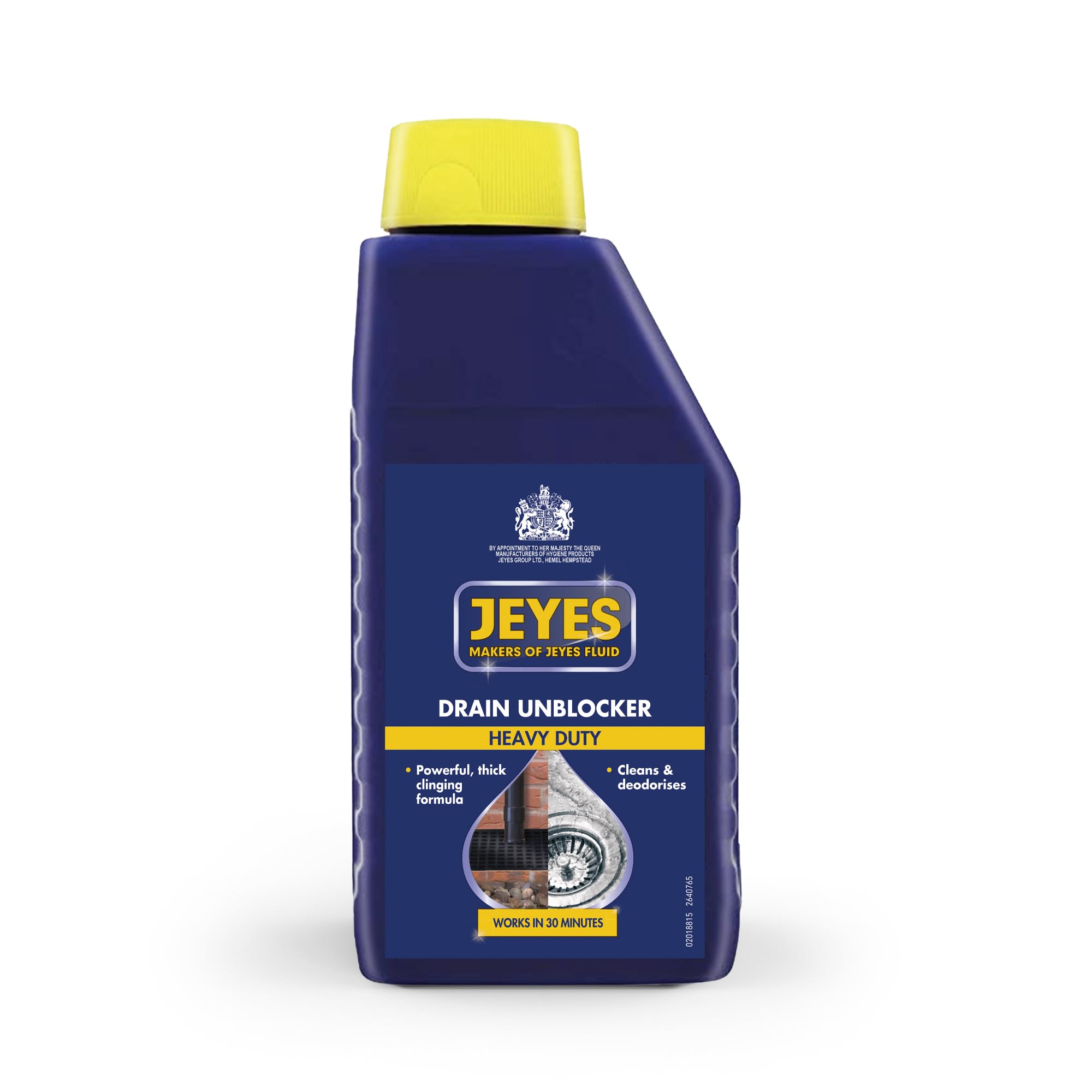 Jeyes Drain Unblocker, Powerful Outdoor Cleaning Fluid, Cleans and Deodorises, 1 Litre