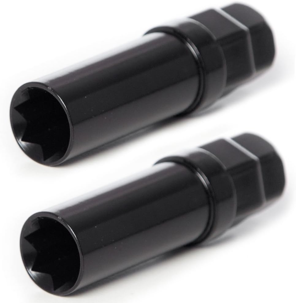 Circuit Performance Black 7 Point Star Spline Lug nut Tool Key (2 Tools)