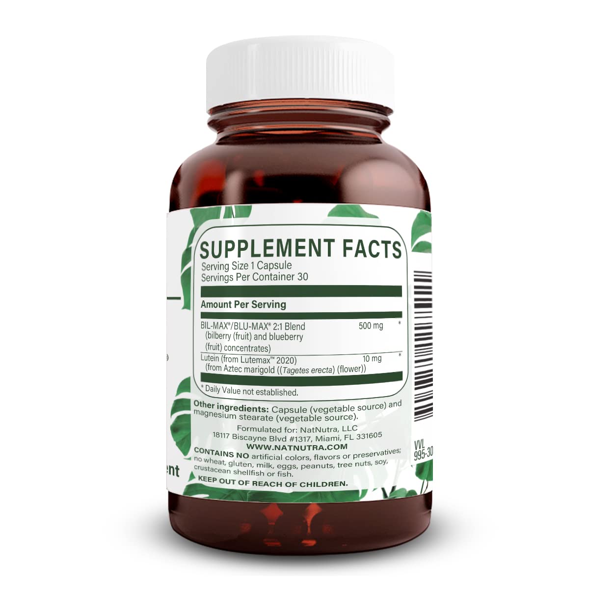 Natural Nutra Ultimate Eye Health Vitamins, Supplement, Improves Night Vision and Day Vision, Support Eye Health, Promote Ability to See Colors, Non GMO, Gluten Free, Bilberry Extract, 30 Capsules