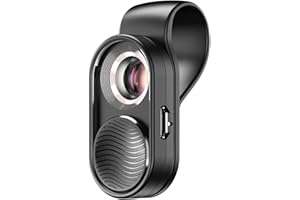 Jalzdieod 100X HD Mobile Phone Microscope, Digital Microscope with LED Light, Clip Microworld for Kids and Adults, Optical Le