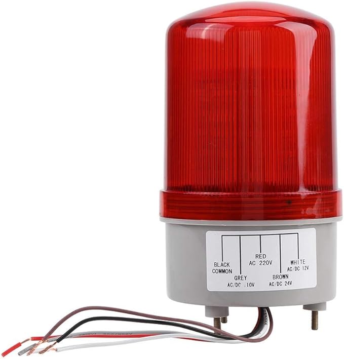 Warning Light 1pc Red LED Emergency Warning Lighting Bulb Rotating