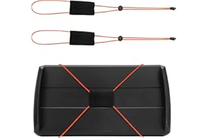 2Pcs Fishing Graph Cover Straps Adjustable Fish Finder Cover Strap, Elasticity Bungee Protect from Damage Fit up to 18 in Scr
