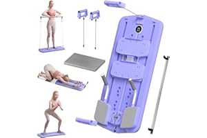 Mosdos 7-in-1 Pilates Reformer Machine showing multiple attachments