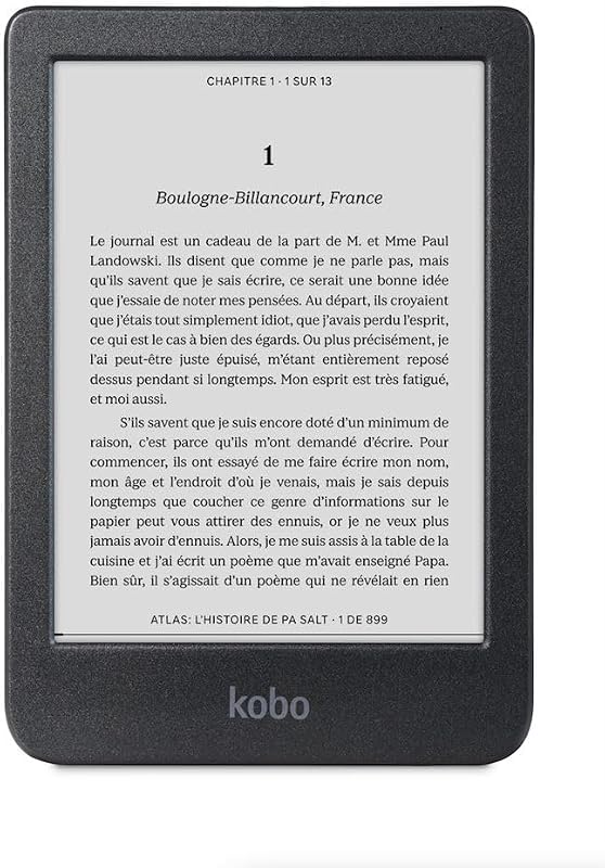 Clara BW | Liseuse | Écran Tactile Anti-reflet de 6” avec ComfortLight Pro | Option de Mode Sombre | Livres Audio | Étanche | 16 Go de Stockage | Noir