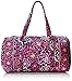 Vera Bradley Women's Cotton Large Travel Duffel Bag, Katalina Pink, One Size