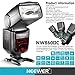 Neewer 2.4G Wireless 1/8000 HSS TTL Master/Slave Flash Speedlite for Canon DSLR Camera with 2000mAh Li-ion Battery to Provide 650 flashes Recycle in 1.5s NW860IIC