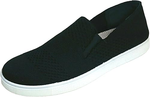 Amazon アプリズム 洗えるニットスリッポン カジュアル スポーツ L 23 5cm 24cm ネイビー スニーカー