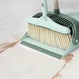 SWISSPACK Twist 54 Inch Long Handled Dustpan and Brush Set Green view 4