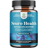 Neuro Health Brain Supplements for Memory and Focus - Nootropic Pills 90ct | Nootropics brain health supplement to support memory, focus, brain fog, mental clarity &amp; healthy focus for adults