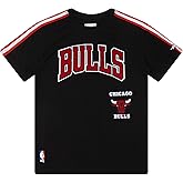 Pro Standard Big Boys NBA Chicago Bulls Retro Classics Short Sleeve Taping Tee Black/Red M
