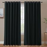 Aspire Homeware Blackout Curtains 90x90 Eyelet Two Tie Backs Pair Panels