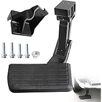 Rear Bed Step Tailgate Step Compatible with 2022 2023 2024 2025 Tundra Folding Truck Step Retractable Rear Bumper Tailgate Be