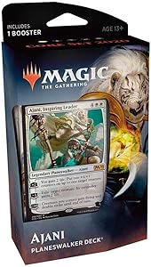 Magic The Gathering: MTG: Core Set 2020 Planeswalker Deck - Ajani w/Booster Pack (White)
