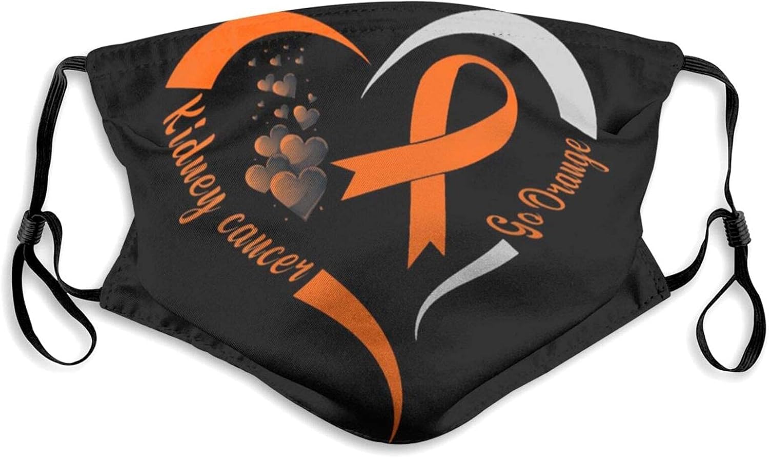 Kidney Cancer Awareness Face Mask, Skincare Adjustable Bandana