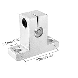 HiPicco 4pcs SK8 Aluminum Linear Rod Rail Shaft