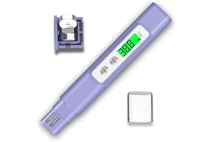 NJTY 2025 All-New Water Tester for Drinking Water – Accurate & Reliable 0-9999 ppm Water Quality Tester for Drinking Water, Aquariums, Tap Water, Pools, Hydroponics, and RO/DI Systems (Purple)