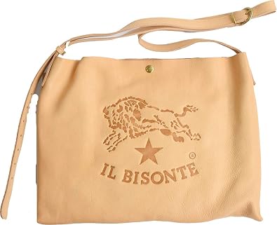 Amazon 09 Onesize ヌメ 国内正規販売店 Il Bisonte イルビゾンテ レザー ショルダーバッグ トートバッグ シューズ バッグ
