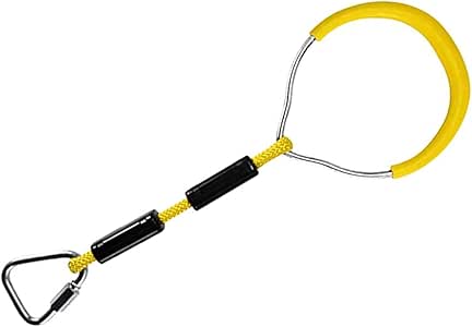 HUANLIAN Anillo Ninja, Bar Swing Anillos Amarillos, Duradero Al Aire
