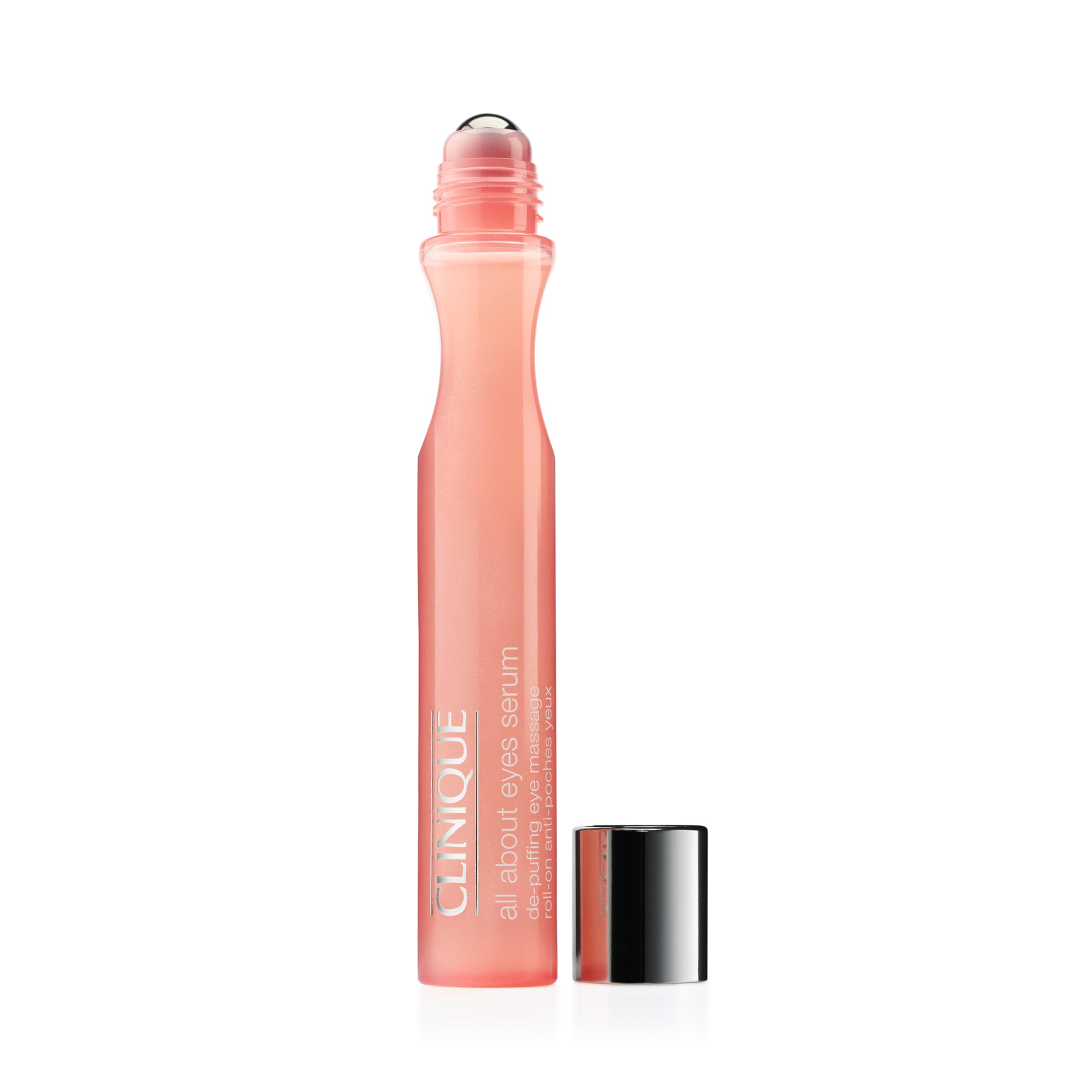 Clinique All About Eyes Serum De-Puffing Eye Massage, Eye Moisturiser, Serum-Gel With Rollerball Applicator