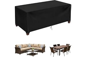 ZCHCJ Patio Furniture Covers Waterproof, Outdoor Furniture Covers,80" L x 60" W x 36" H /202x152x92cm Patio Table and Chairs 