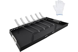 TWENTYNEXT 3 Piece Fireplace Tray Ash Pan,Adjustable Fireplace Tray for Up to 38" Fireplace Grates,Expandable Fireplace Ash Pan for Ash Collection,Large Trapezoid Stainless Steel,Fireplace Removable Ash Tray