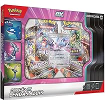 Pokémon TCG, Box Coleção Lendas Azuis Dialga EX - Certificado FSC