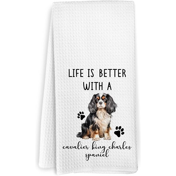Portachiavi Acrilico WEVENI Con Cavalier King Charles Spaniel: Ciondolo Carino Per Borsa E Chiavi, Beige - 2