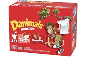 GROCERAMA Danimals Squeezables Strawberry and Strawberry-Banana Variety Pack, 12 ct.