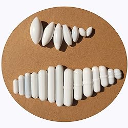 (Set of 22 PCS) Magnetic Stir Bar PTFE Magnetic