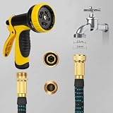 Koopower 50FT Expandable Garden Hose with 10 Spray Patterns & Brass Connectors view 2