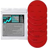 Mangrove Bowling Sanding Pads, 6 PCS for Polishing Bowling Ball | Multiple Grits for Any Lane Condition, Abrasive Surface &amp; Sponge Back, Easy Grip, Bowling Ball Sanding Pads for Versatile Use