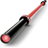 RICHUANG Ceramic Olympic Barbell 4/5/6FT &ndash; Short 2" Bar for Home Gym | Alloy/A3/45 steel. 400-500LB. 28mm knurled grip. Brass bushings. Squat, bench, deadlift, hip thrust. Fits standard plates.