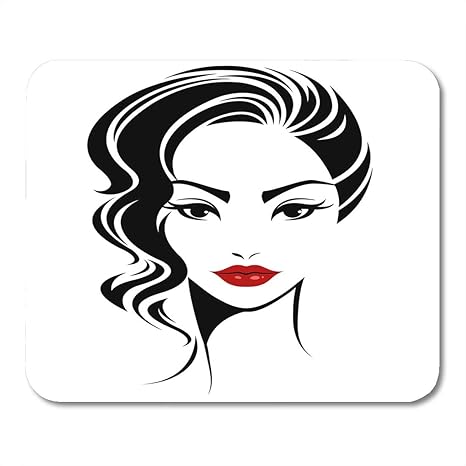 Amazoncom Semtomn Mouse Pad Red Beauty Of Women Short