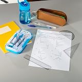 Linex Geometry Set 10-Piece with Self-Centring Compasses Blue Case view 4